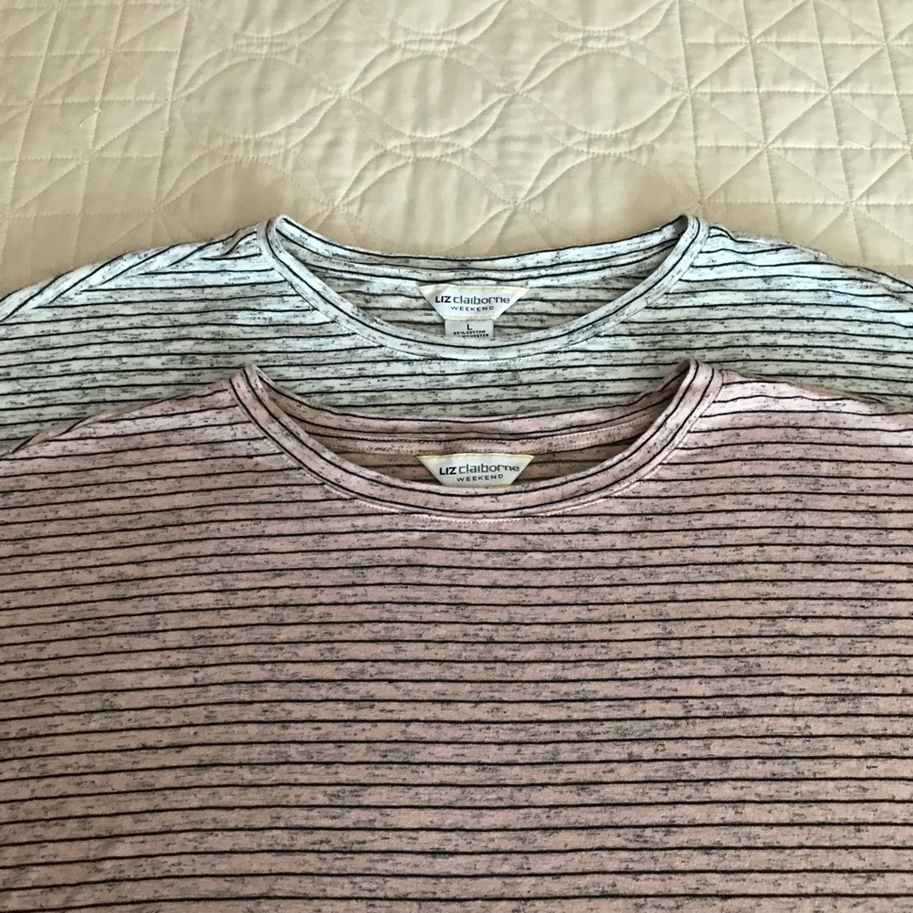 Liz Claiborne large tees